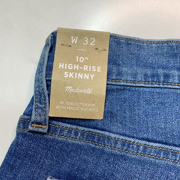 NWT Madewell High-Rise Skinny Jeans Button-Front - Picture 8 of 8